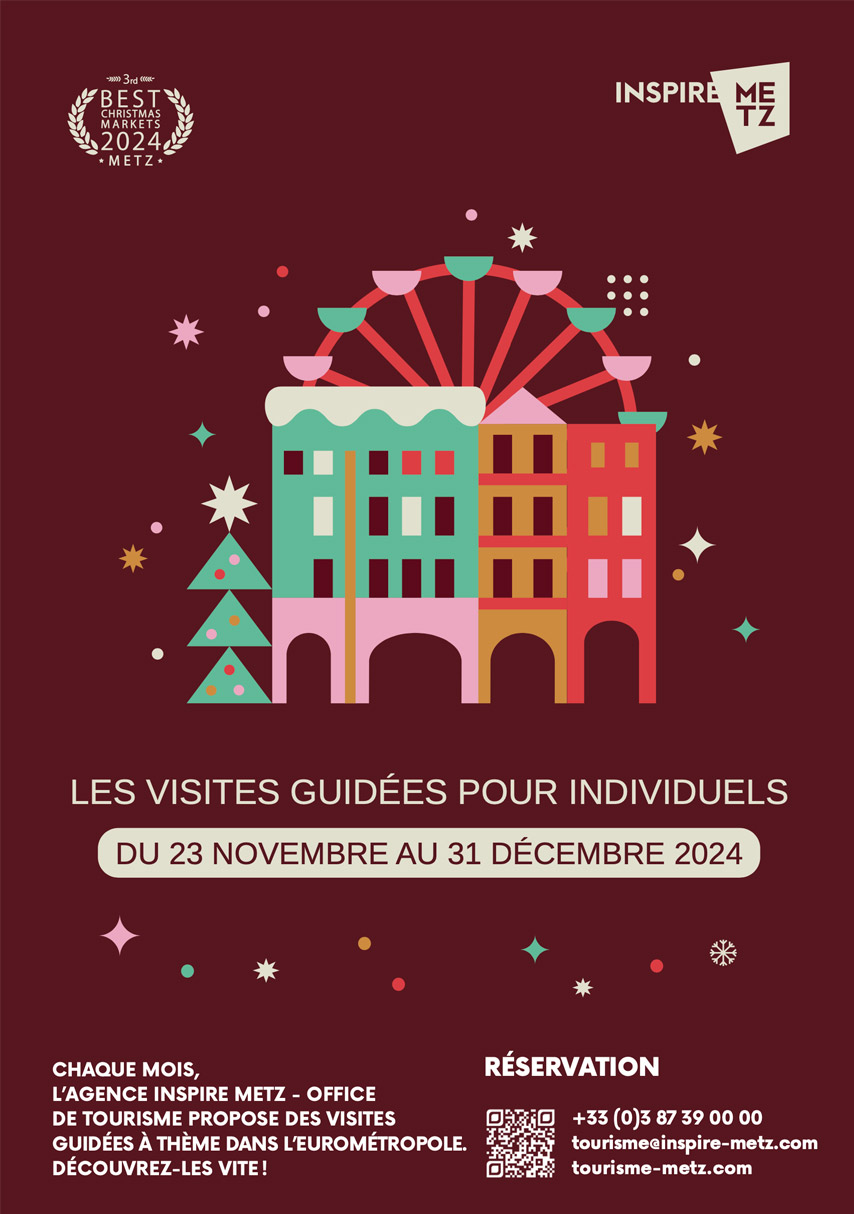 Calendrier des visites guidées du 23 novembre au 31 décembre 2024