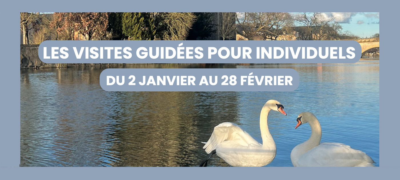 Calendrier des visites guidées du 2 janvier au 28 février 2025