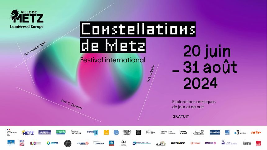 Affiche du festival Constellations 2024