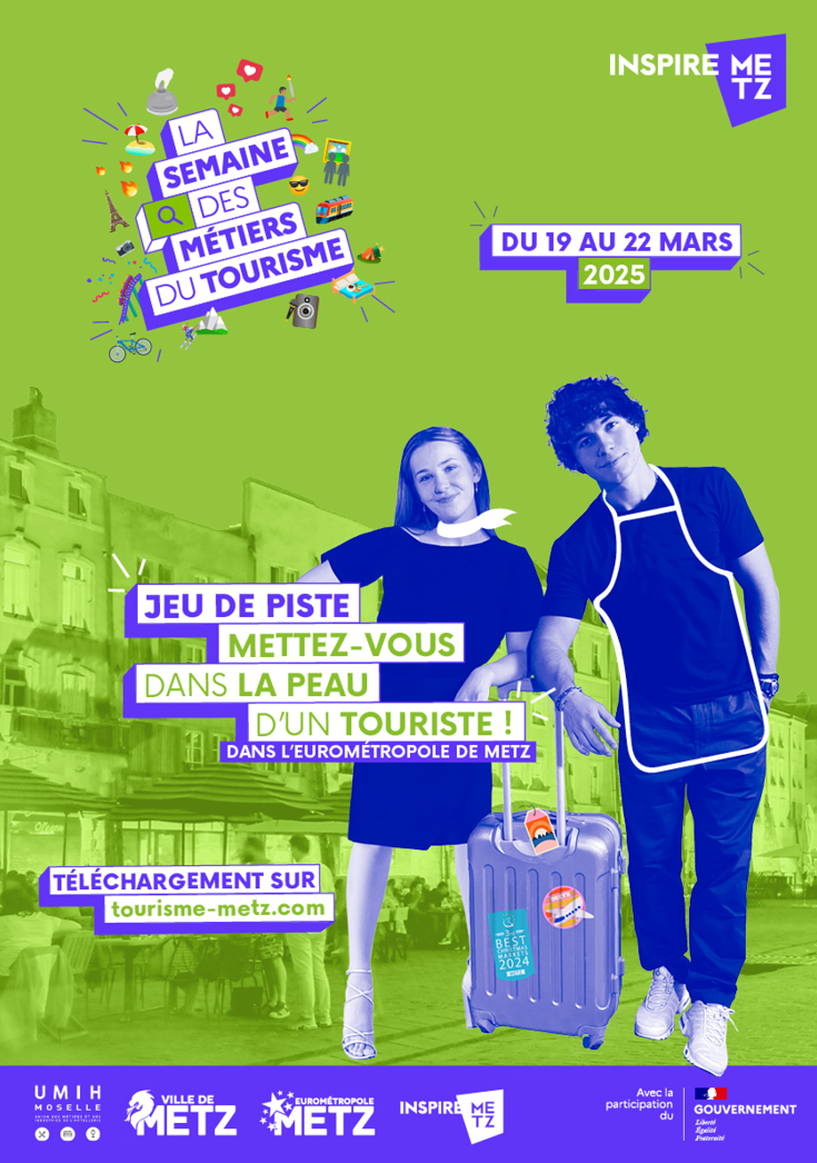 Programme de la semaine des métiers du tourisme à Metz